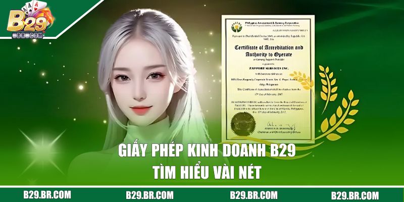 Giấy Phép Kinh Doanh B29 - Sự Cam Kết Minh Bạch 100% 1 Tìm hiểu về giấy phép kinh doanh của B29